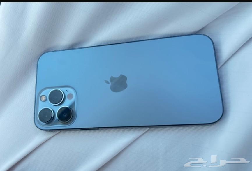 ايفون13 برو ماكس لون ازرق محيط بالكرتون وكاله64393472762882110