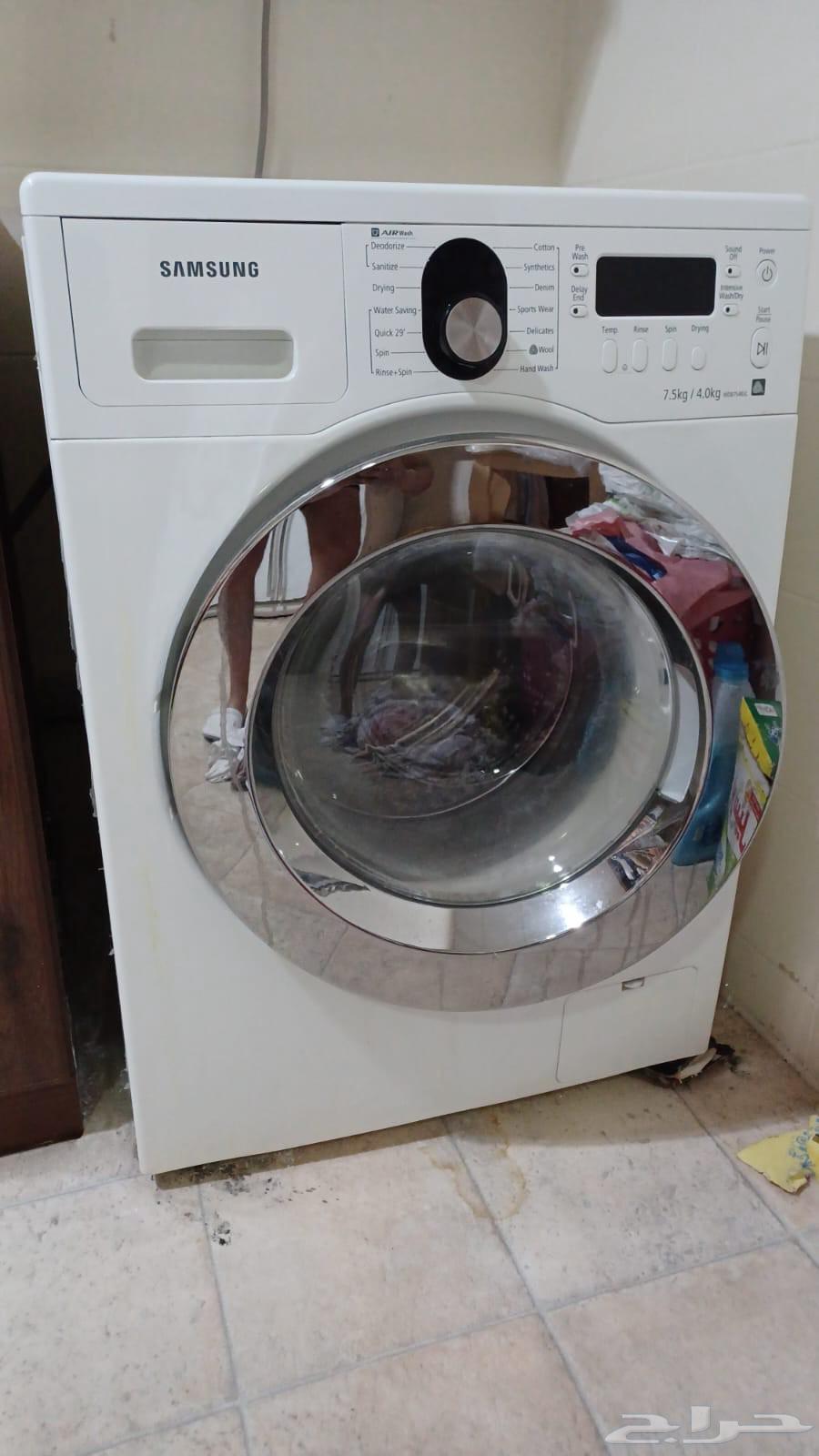 غسالة ملابس سامسونج اوتوماتيك بحالة جيدة64396295860354110