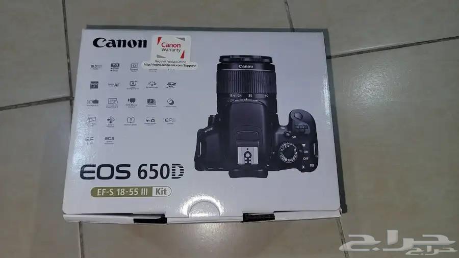كاميرا كانون d650 جديدة64395545630210110