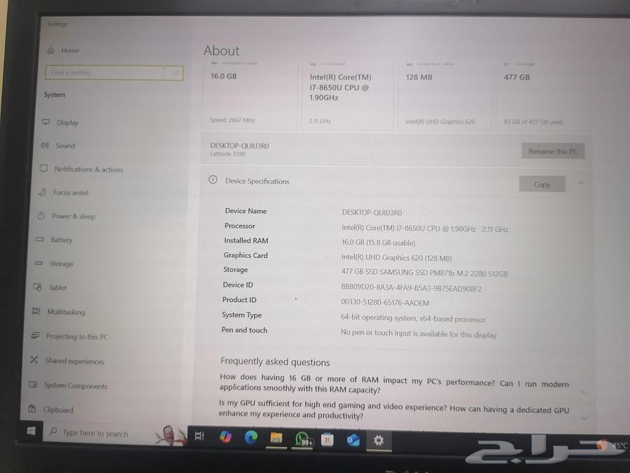DELL Laptop63619062711298113