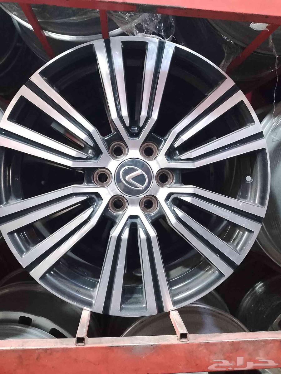 جنوط جيب لكزس LX600 موديل2024 مقاس22 اصلي وكاله64148775800706111