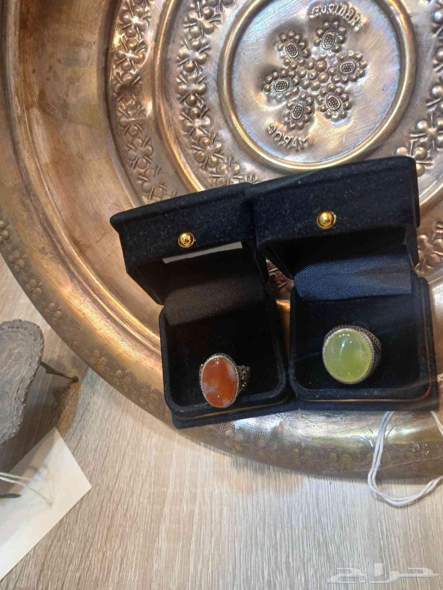 Premium 950 silver rings with Yemeni agate63951525169282111