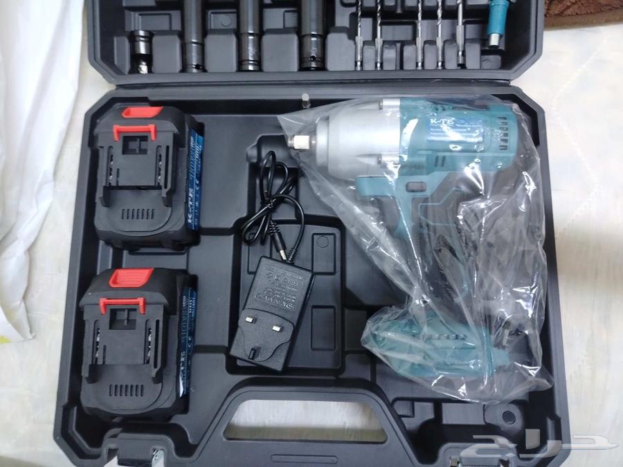 دريل بطاريتين جديد64227646392835110