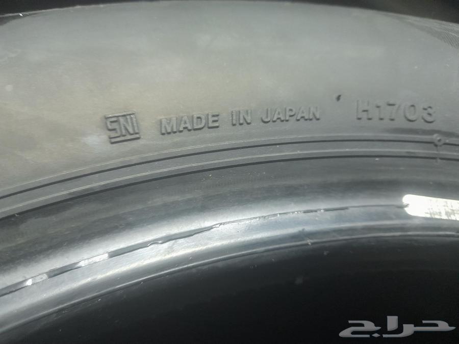 طقم كفرات برجستون ياباني مقاس 215 55 17نضيف مشاءالله تبارال64226348563074110