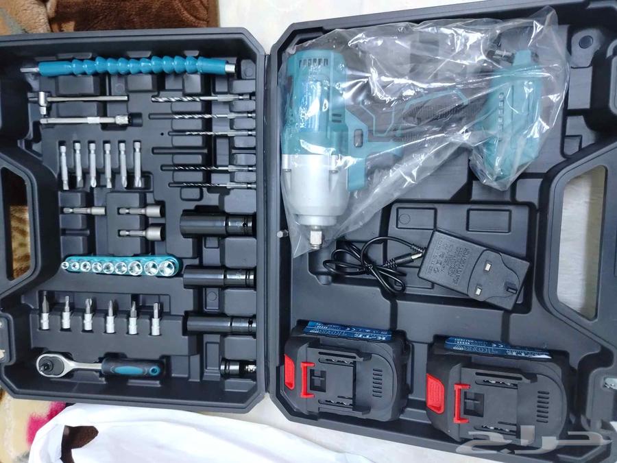 دريل بطاريتين جديد64227646392835113