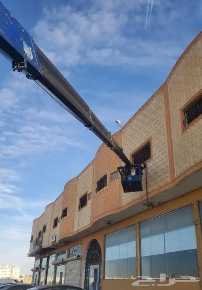 For rent 7-ton crane with basket in Qassim and surrounding areas, lifting crane for containers64218355929731110