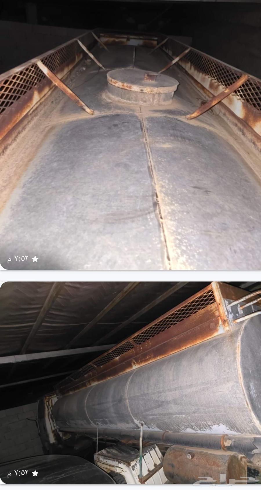 تانكي ماء اربع خانات 7طن نظيف للبيع64238968347650111