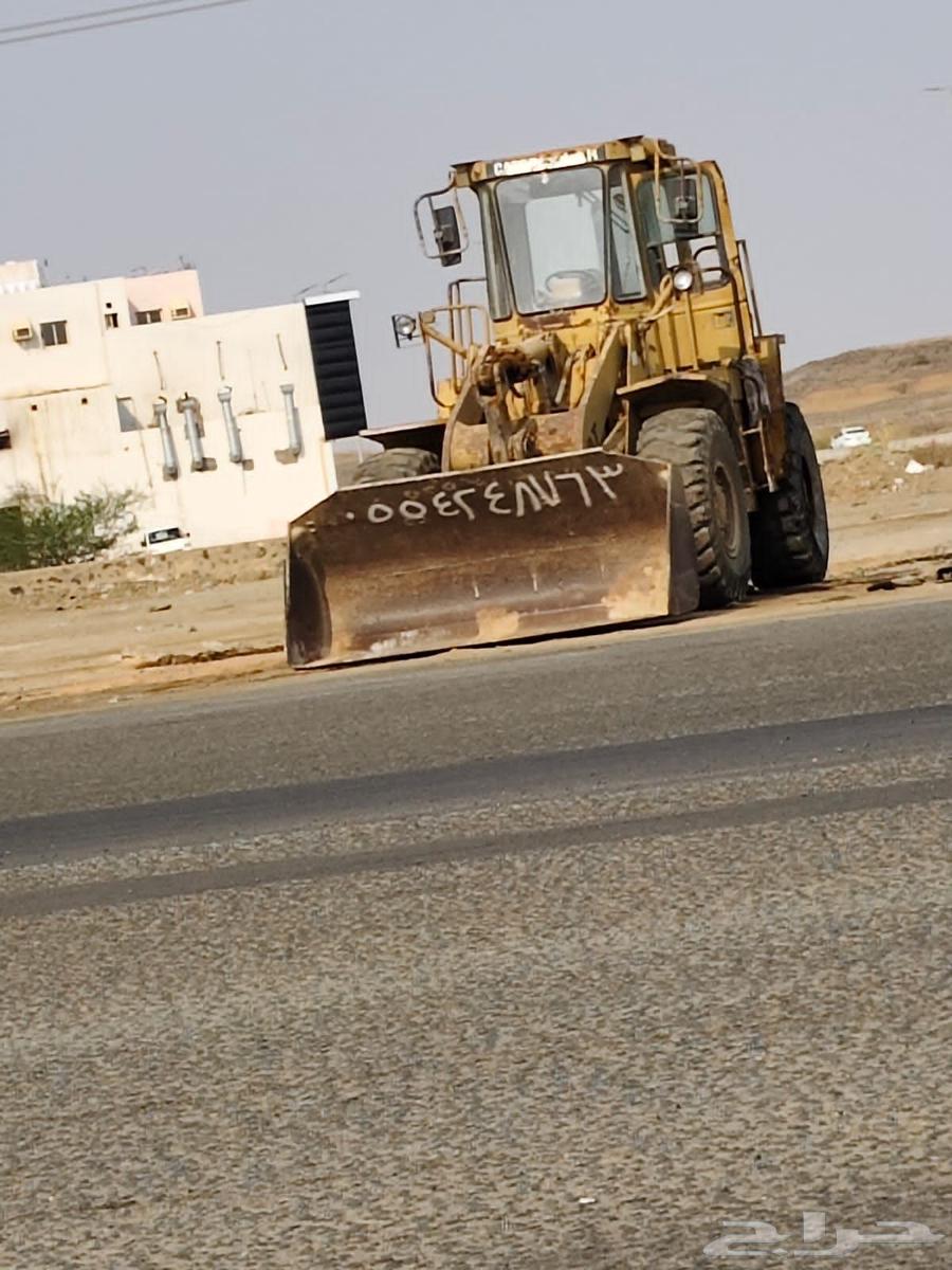 Caterpillar for rent in northern Jeddah, daily by the hour for waste loading64235095212418110