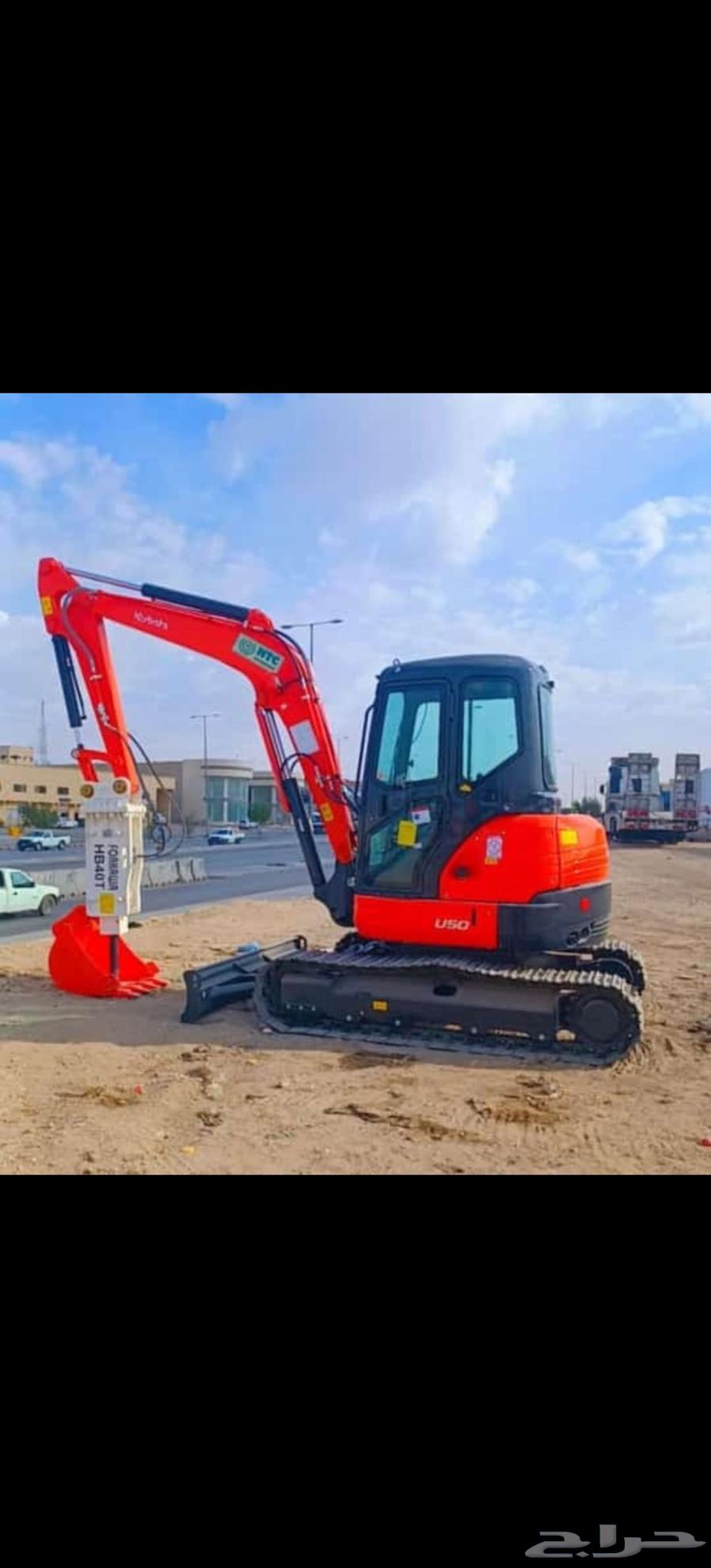 حفار بوكلين ميني 5 طن للاجار64235879361409110