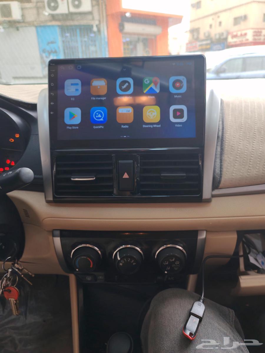 شاشات بنضام الاندرويد وكار بلاي وكيمرات داشكم وسماعت لجميع ا64251837959682114