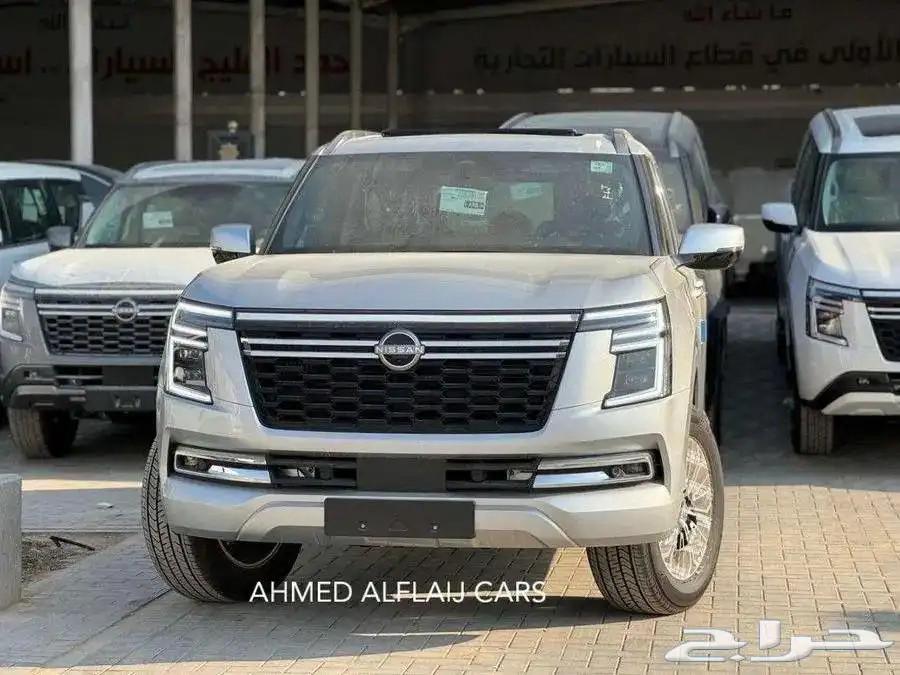 نيسان باترول بلاتينيوم لون (ابيض _وفضي _ واسود) سعر ممتاااز64231949997443110