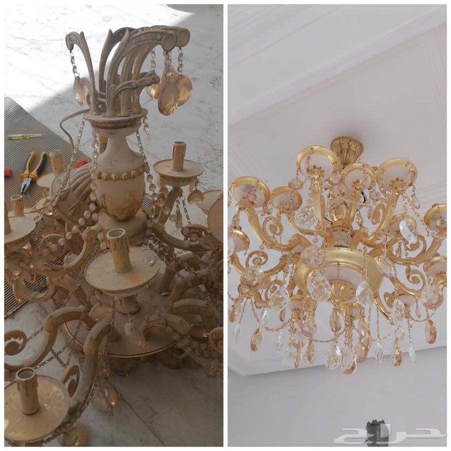 فني كهربائي منازل تجميع وتركيب وصيانة الثريات63617938594178113