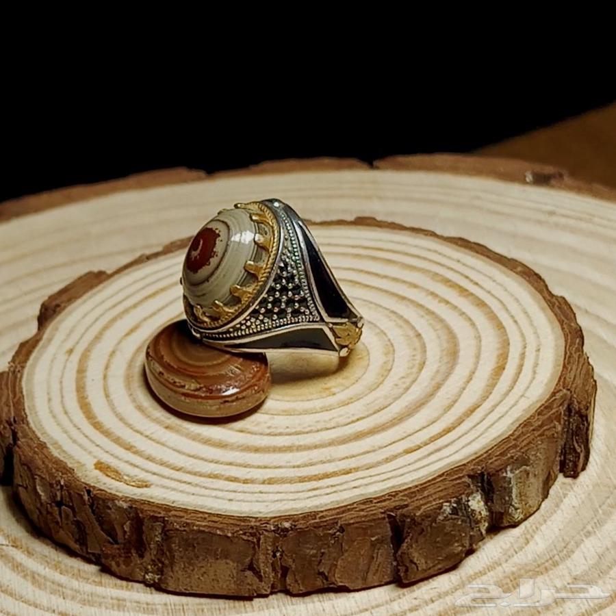 خاتم فضه عقيق يماني سليماني64404556370561110