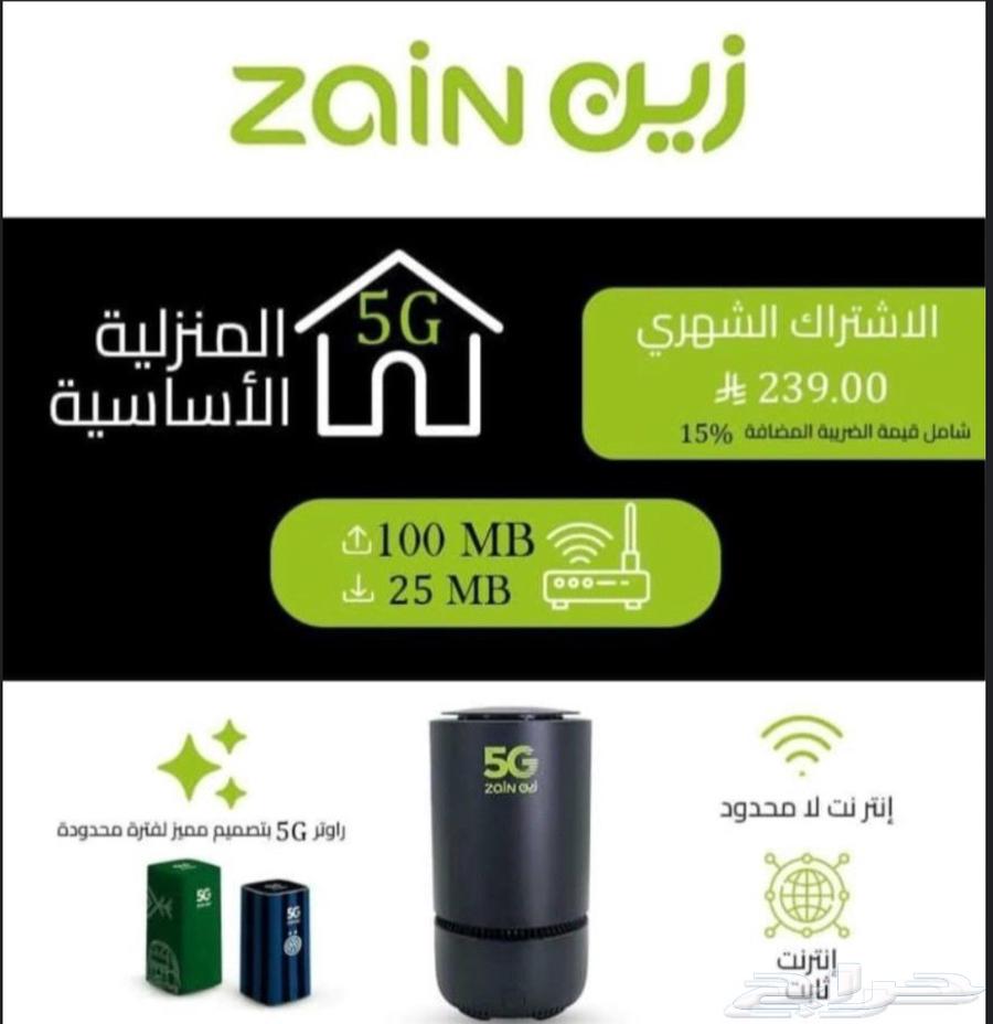 With the new Zain 5G Greenpacket modem offer, unlimited internet63619451049985112