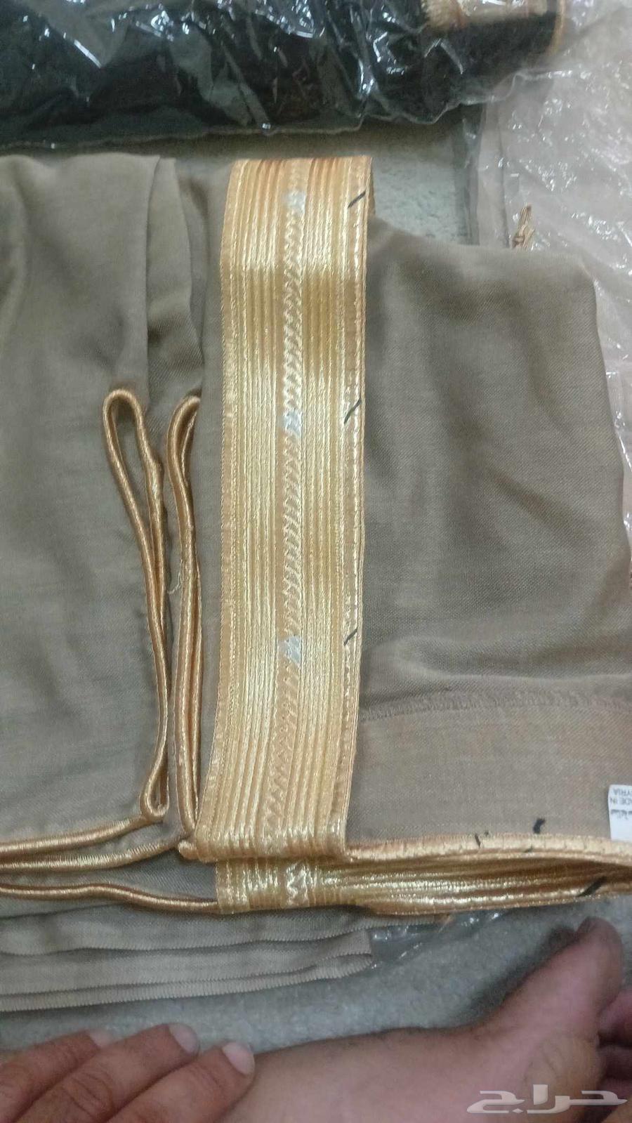 ثلاثه بشوت سوريه اسود والثاني بني والثالث كحلي جديده بقراطيس64401869862659111