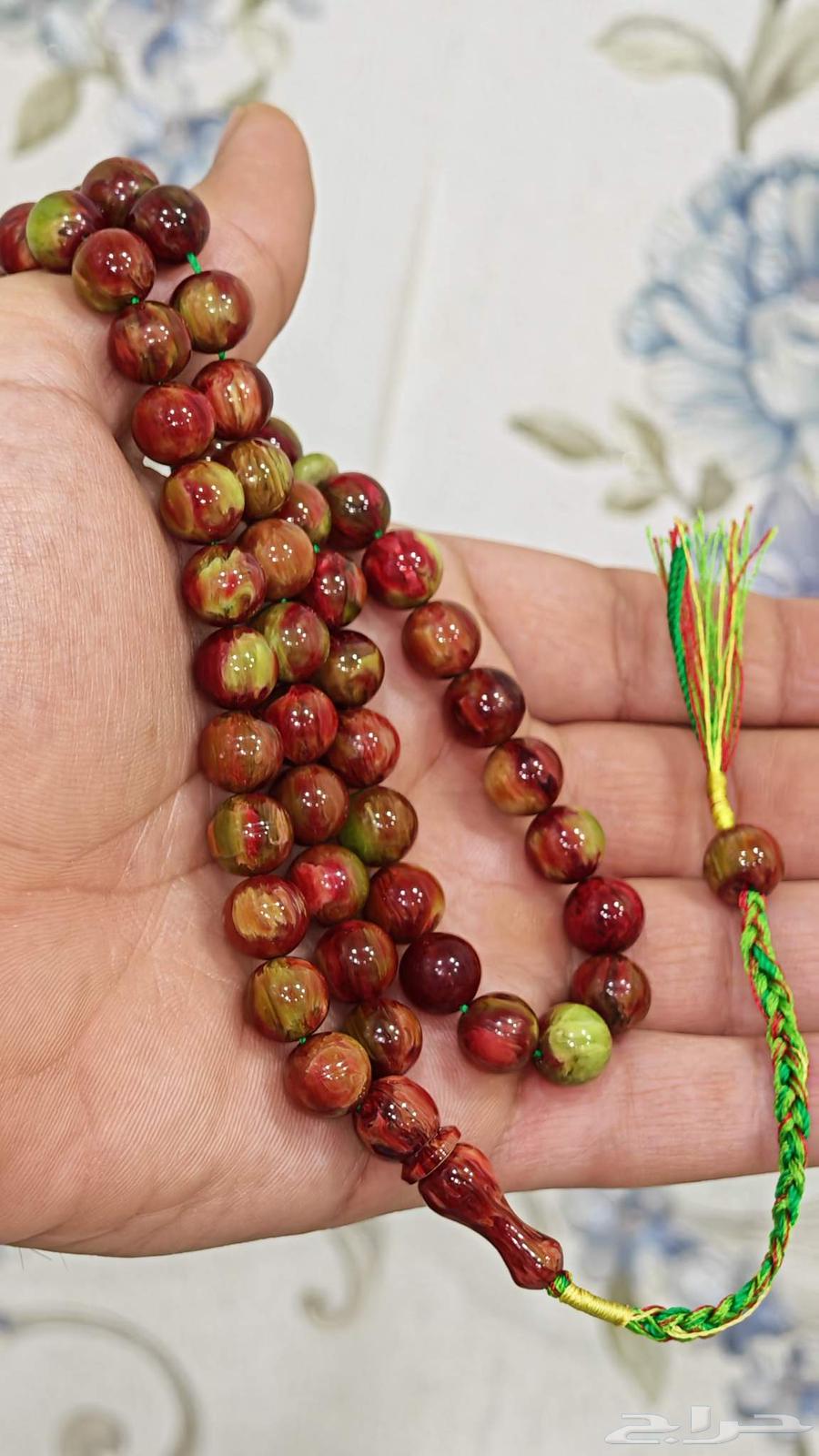 سبحة فاتوران صب جديد لون تفاحي64401772658689110