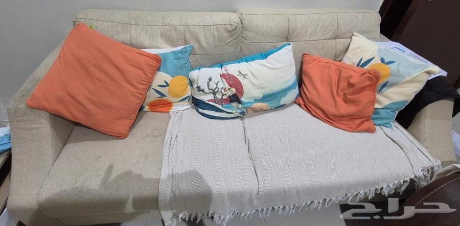 كنب من هوم سنتر للبيع ب400 رال64403300207107111