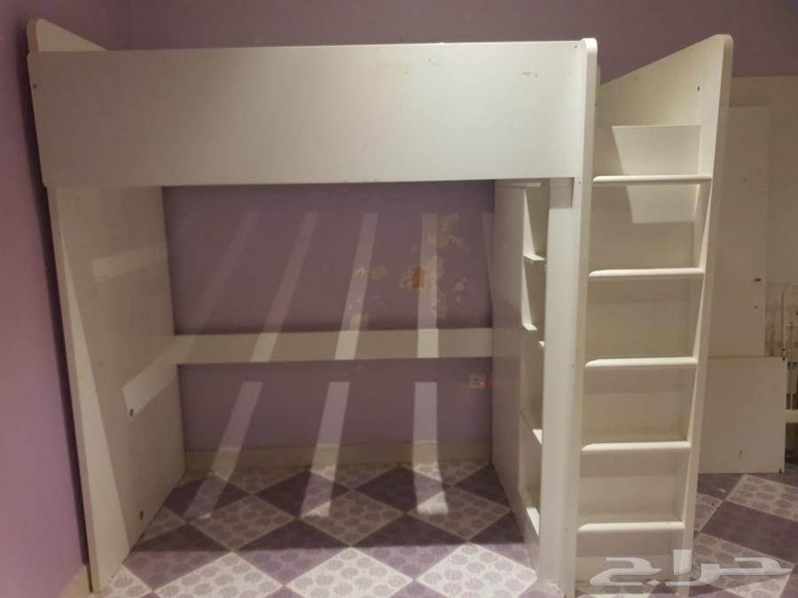 سرير ايكيا دورين مع سرير إيكيا أطفال و عدد إثنين دولاب إيكيا64401480844801112