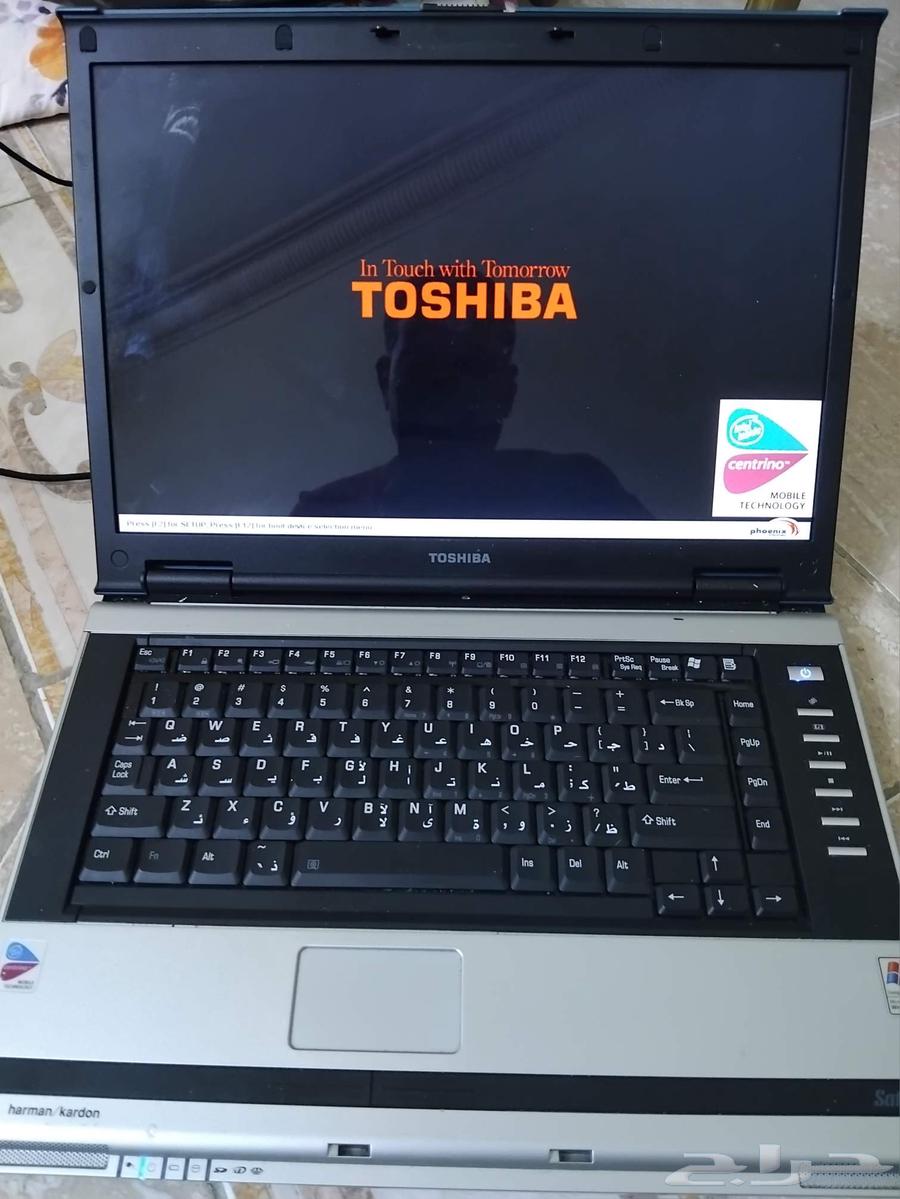 لاب توب توشيبا اصلي مع الشاحن الأصلي مع شنطة64403218303873111