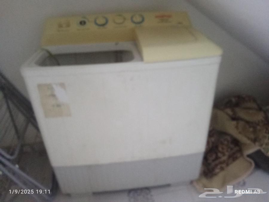 غساله نضيفه بس خربانه تقدر تصلحها وتشتغل معك وبسعر64402927459201110