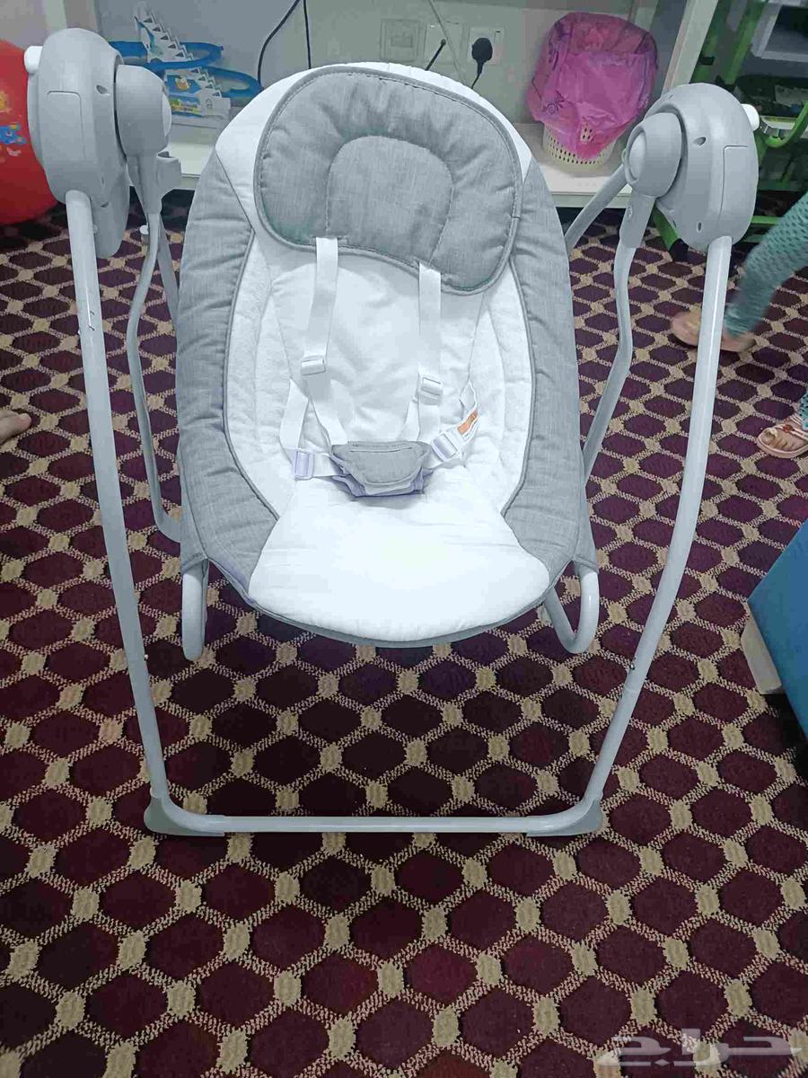 هزاز وكرسي أطفال بالكهرباء 3سرعات كالجديد64403040084867114