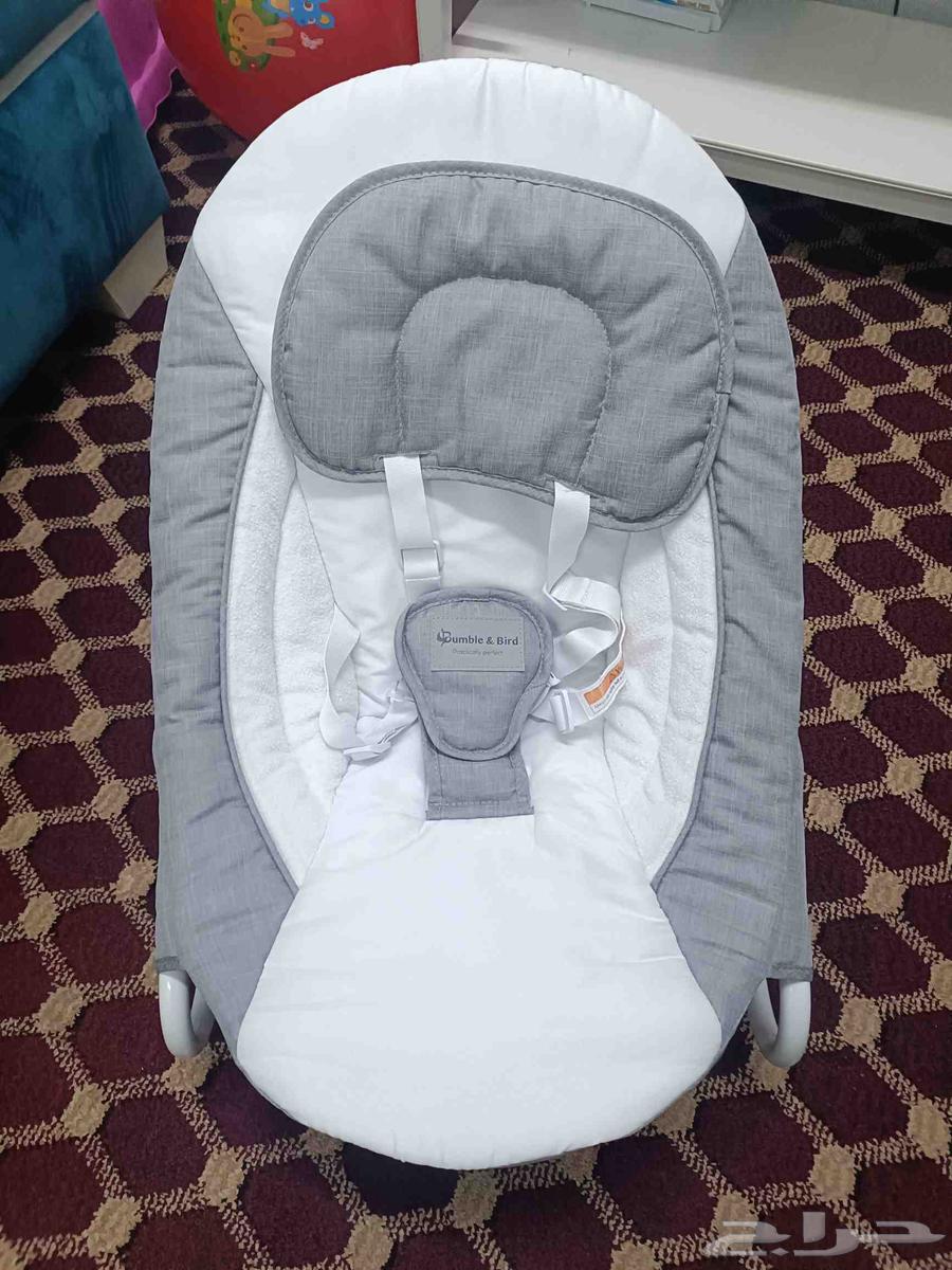 هزاز وكرسي أطفال بالكهرباء 3سرعات كالجديد64403040084867112