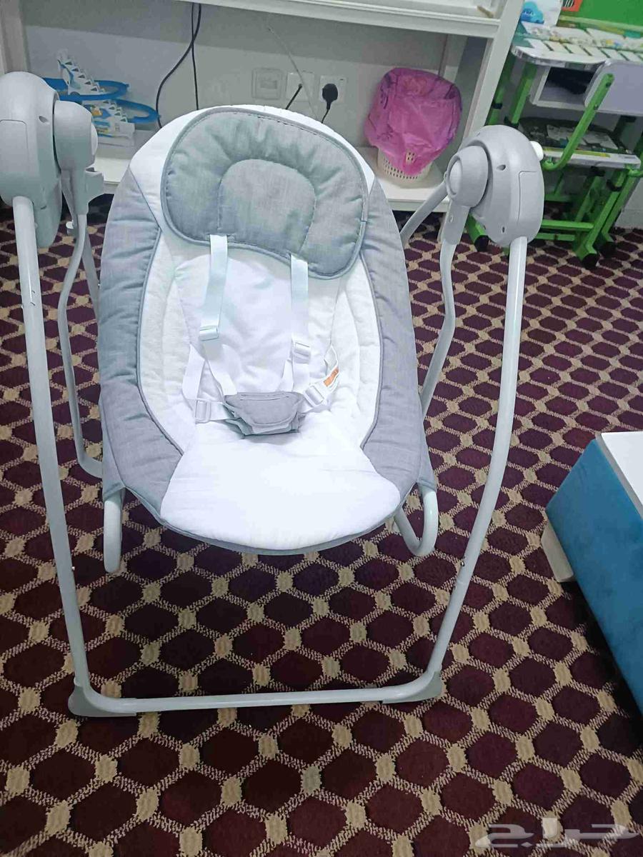 هزاز وكرسي أطفال بالكهرباء 3سرعات كالجديد64403040084867110