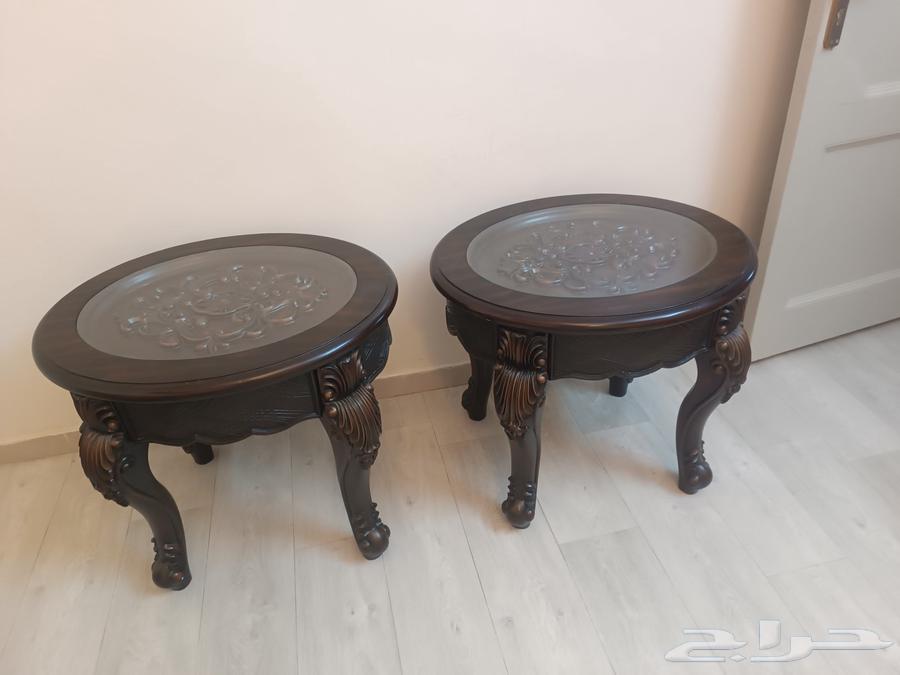 طاولتين كنب نظيفه بيضاويه64404070181251113