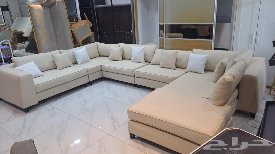 كنب مدرن ماركة ايشلي حرفU64401647582083111