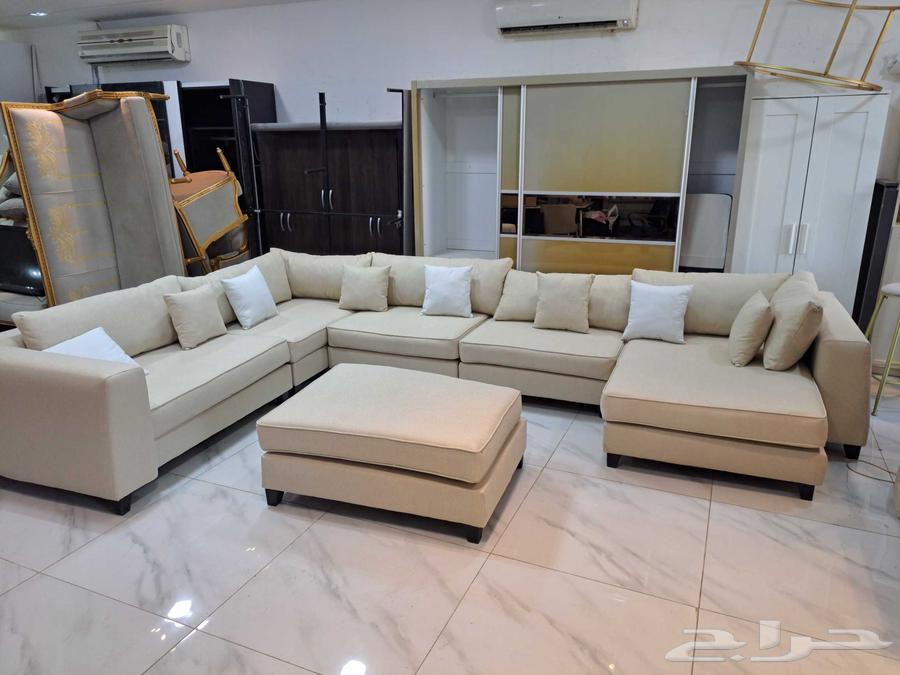 كنب مدرن ماركة ايشلي حرفU64401647582083114