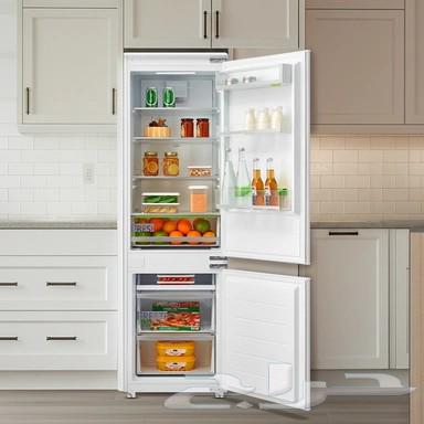 ثلاجة اكسبير بلت إن أبيض بابين 8.5 قدم RFBINXP300W-2264402913986307112