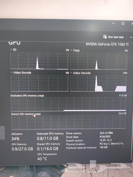 1080ti 11gb graphics card64402244512387110