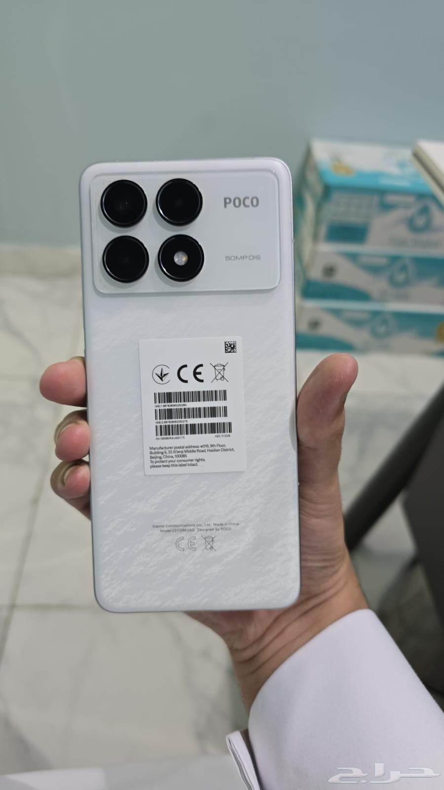 جوال بوكو F6 برو نظيف 512قيقا مع كرتونه واغراضه كامله64403696799746110