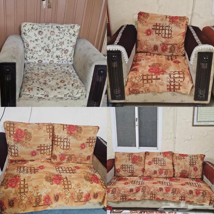 Sofa set of 7 pieces for 200 riyals64404931563139110