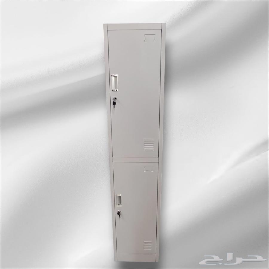 Stylish practical and durable Chinese iron cabinet in light and dark gray color64467003131009110