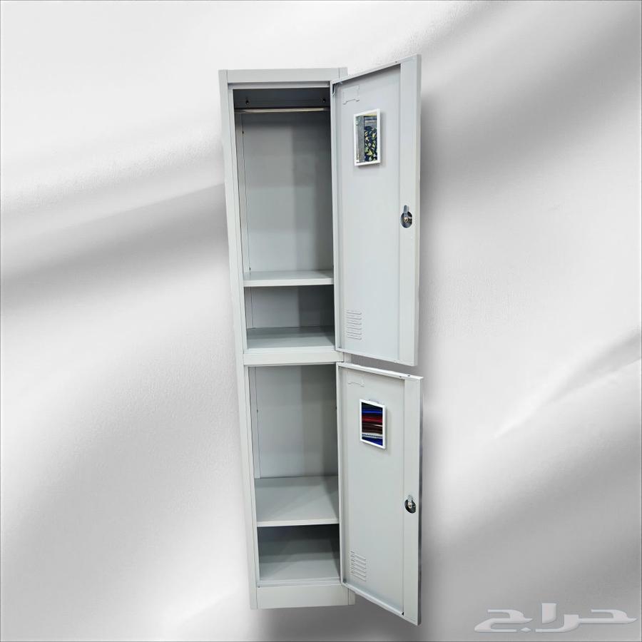 Stylish practical and durable Chinese iron cabinet in light and dark gray color64467003131009113