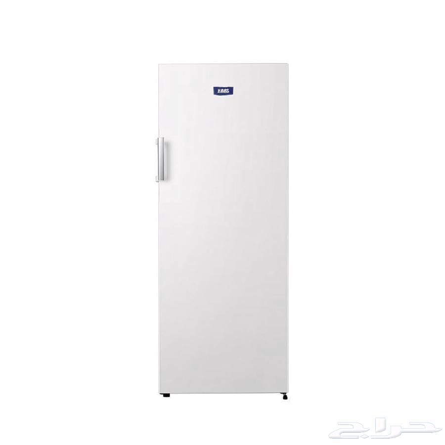 فريزر هاس عامودي باب واحد 6.6 قدم سعة 186 لتر ابيض جديد64466614553347110