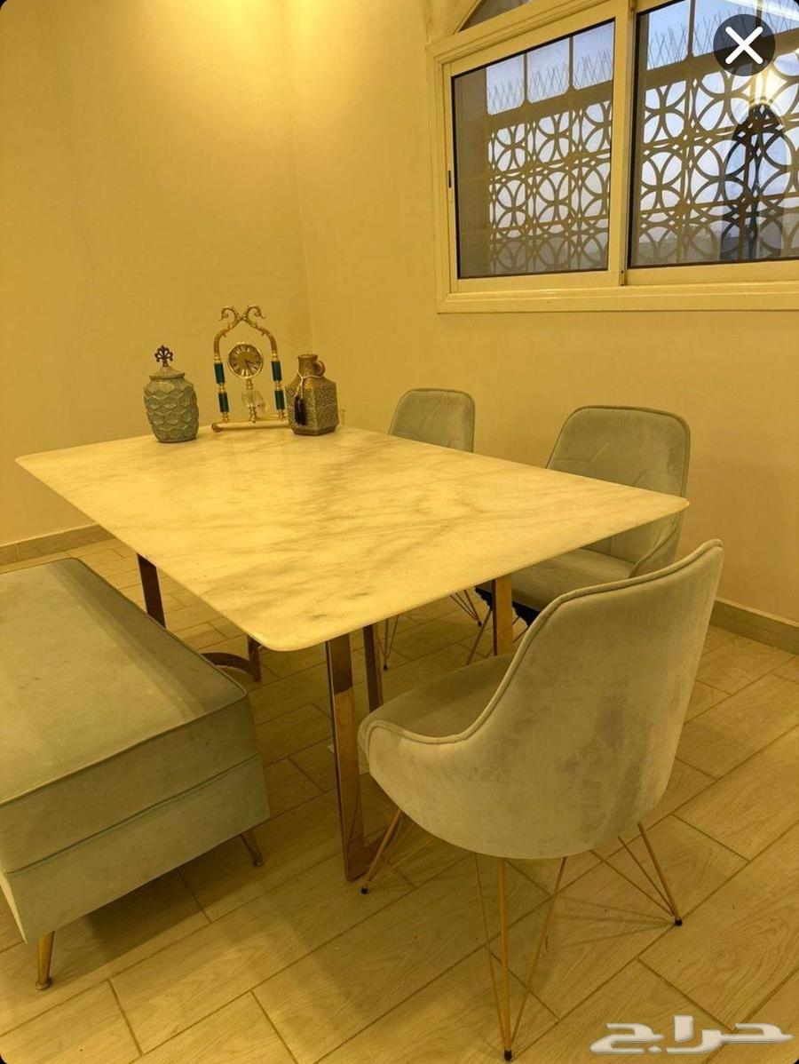 طاولة طعام رخام من هوم سنتر64470580064001110