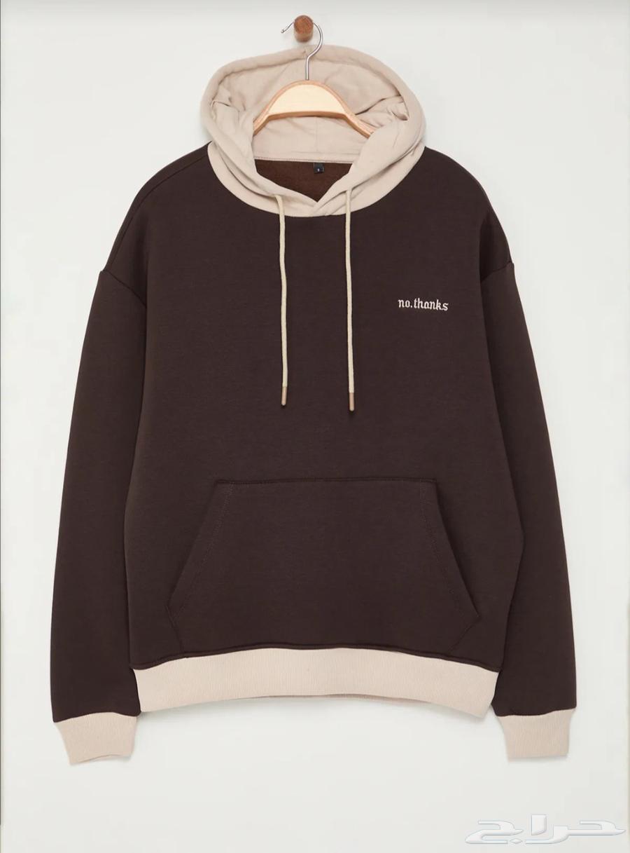 سويتر بقلنسوة قطعة واحدة جديد64465479560577110