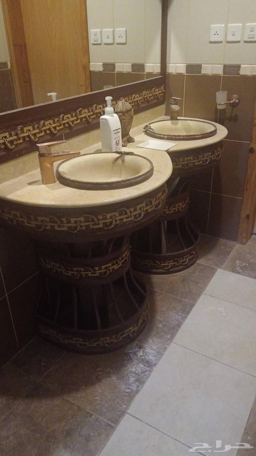غسالة يد رخام مكونه من حوضين للبيع نظفه جدا64467466736385112