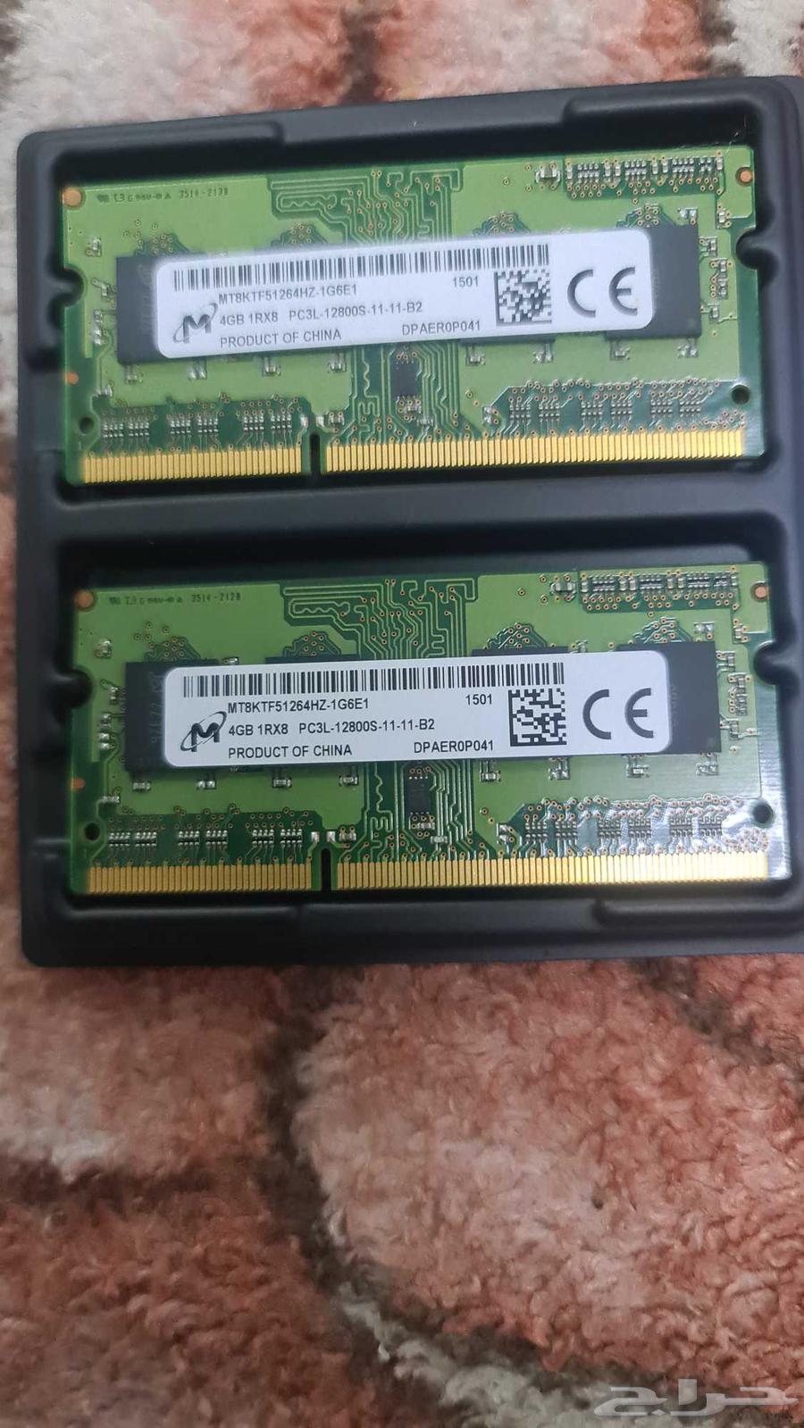 رامات لابتوب 4 جيجا عدد 2   DDR364469585490689111