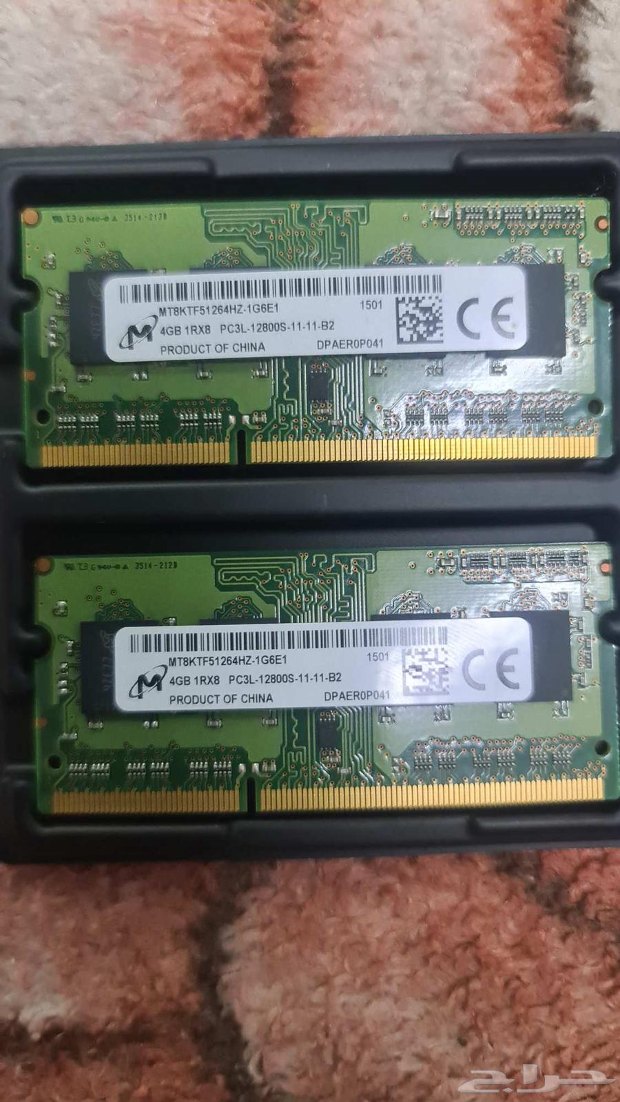 رامات لابتوب 4 جيجا عدد 2   DDR364469585490689110