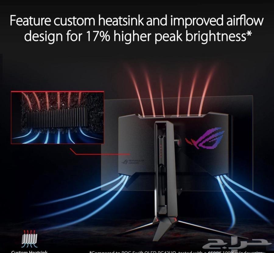 شاشة الألعاب الاحترافية ASUS ROG Swift PG27AQDM OLED64464493135235111
