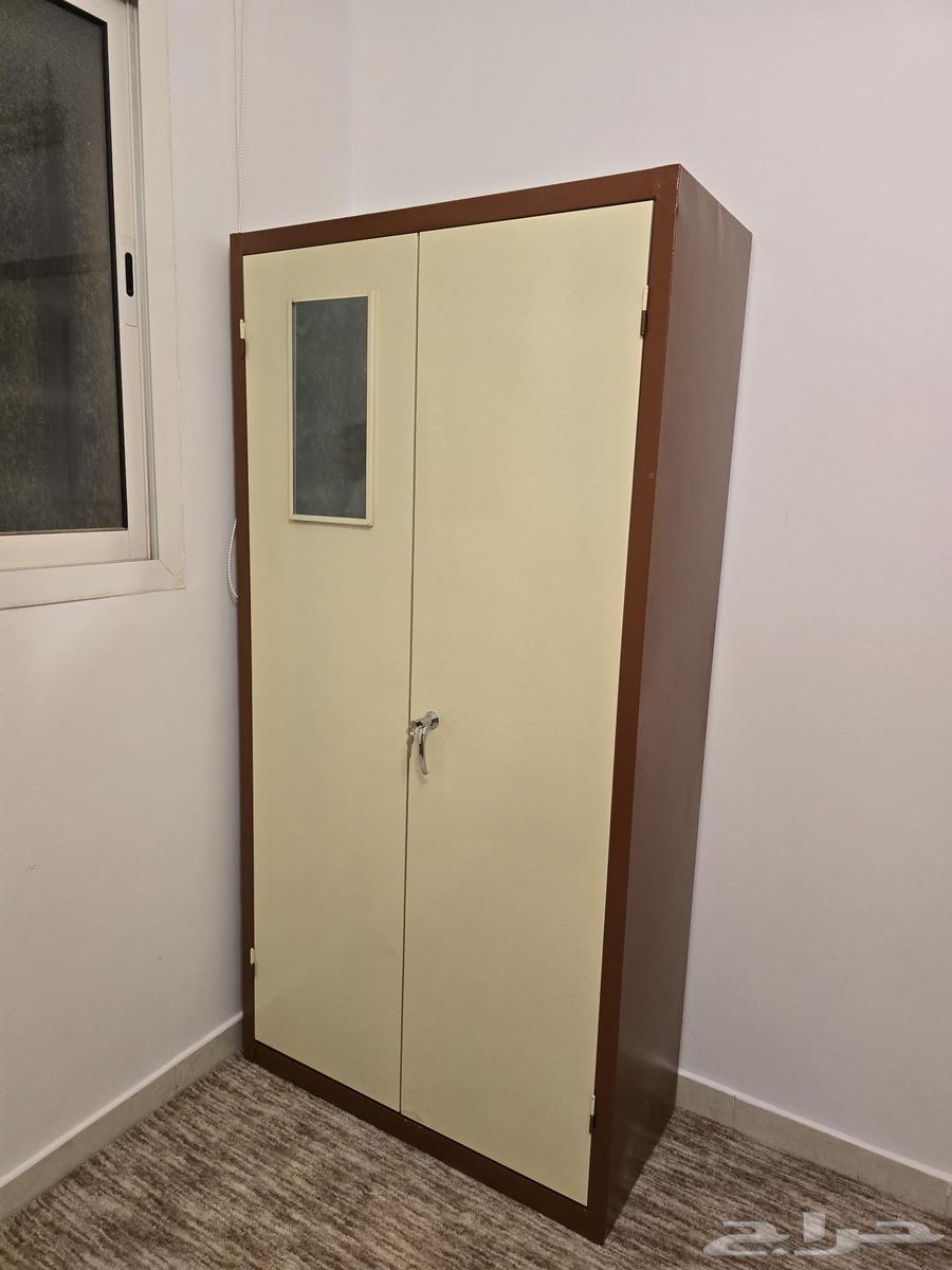 دولاب حديد ملابس بابين جديد64469641168130110