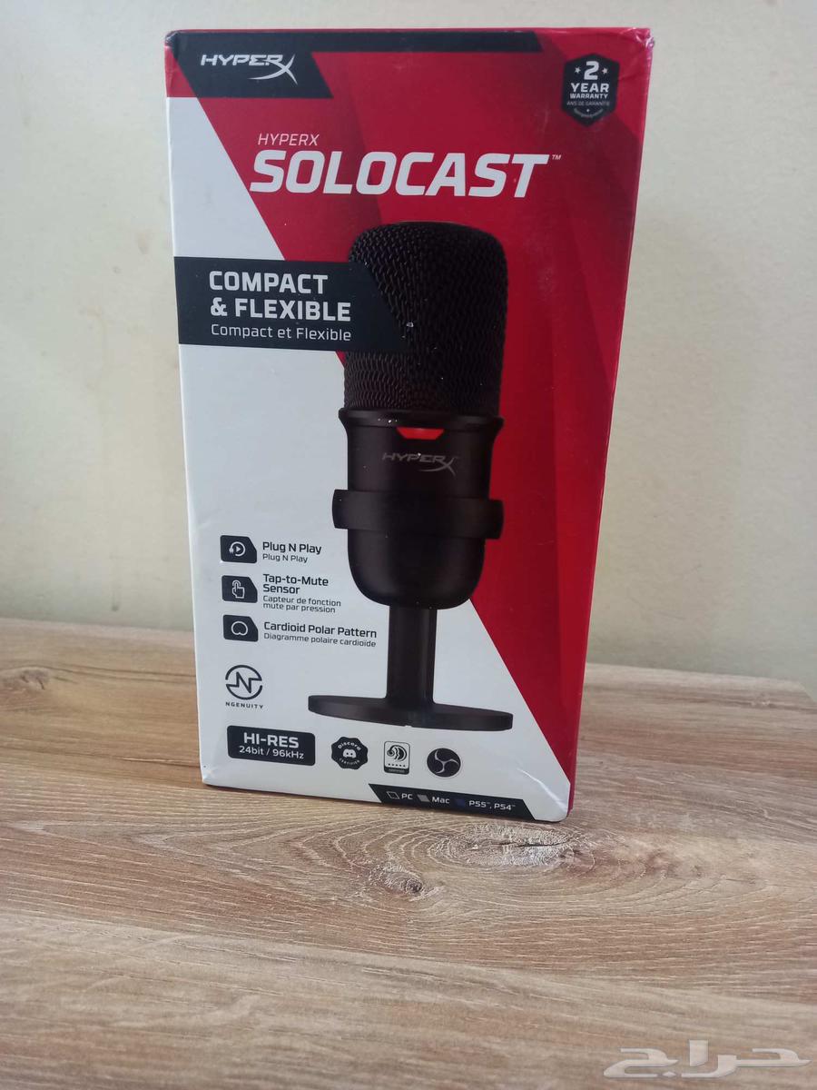 HyperX SoloCast External Microphone, New, Never Used64469306814083110