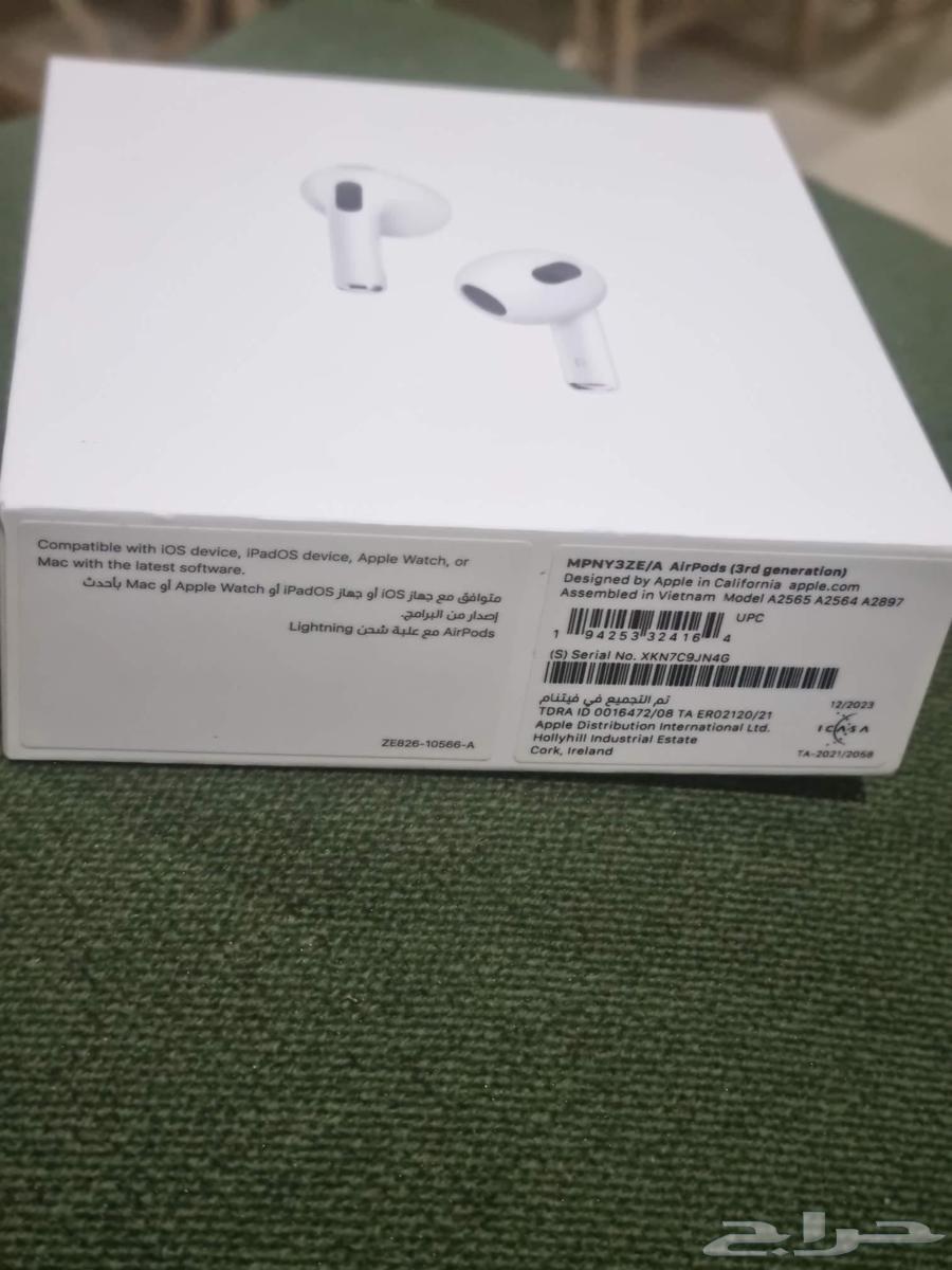 Apple AirPods 3rd Generation Noise-Isolating, New Unopened64471553956227111