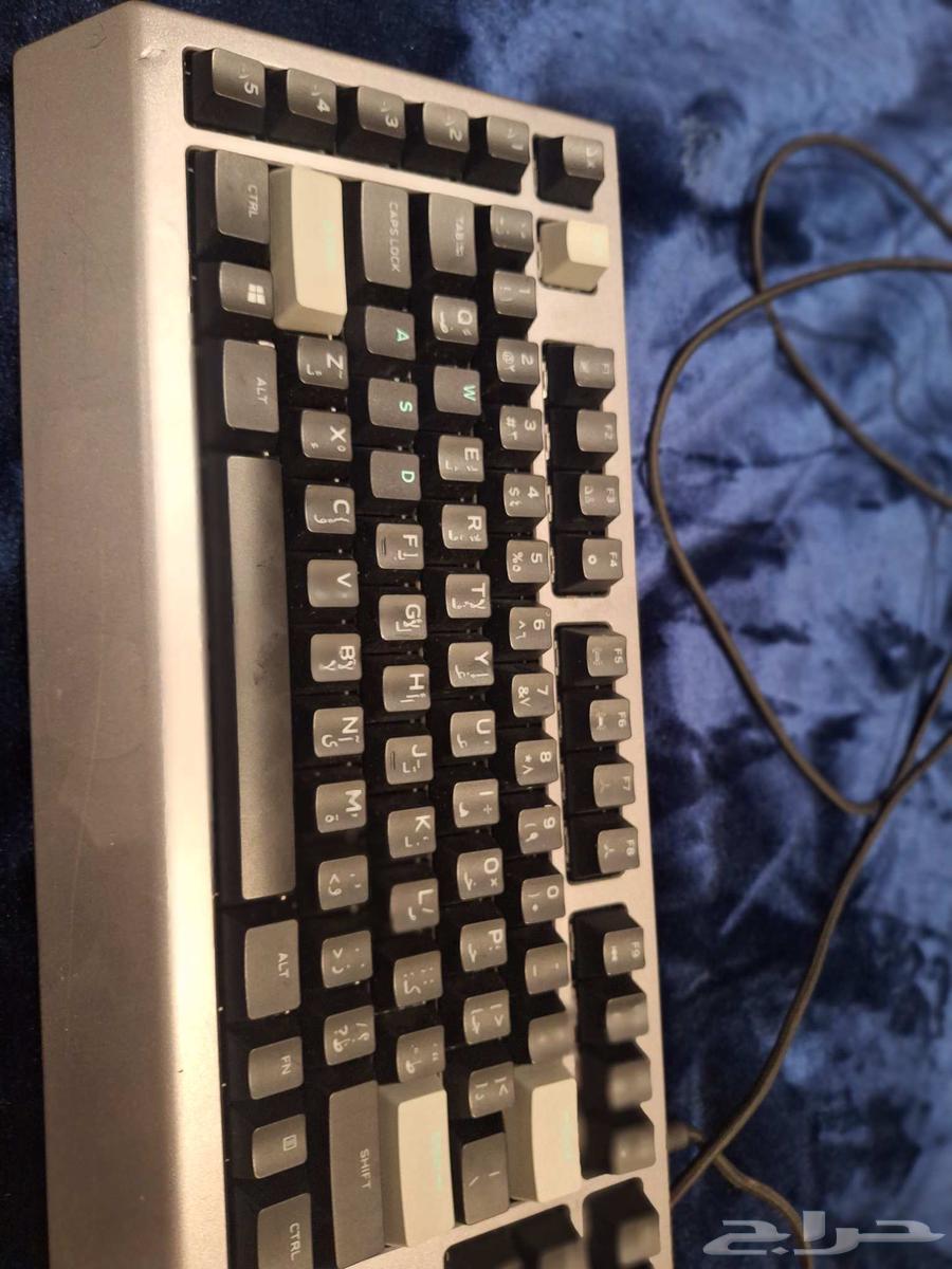 كيبورد اللين وير عربي انقليزي اكبر حجم سويتشات بنيه64471553932161112