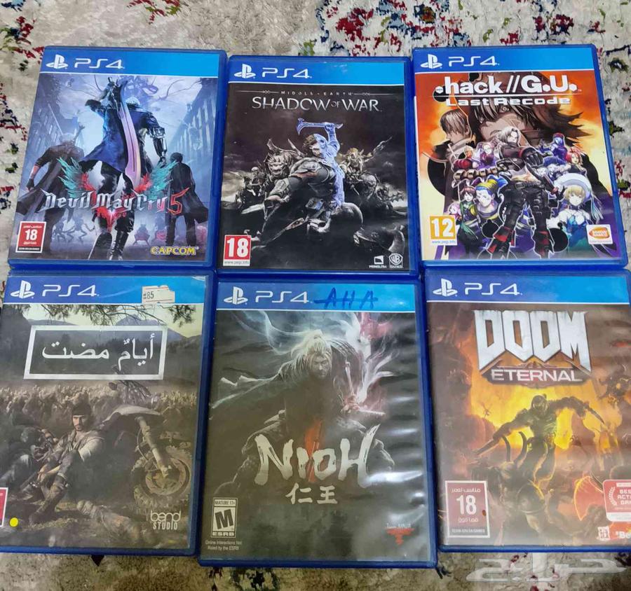 اشرطه بلاي ستيشن 4 مستعمل نظيف64464688705154111