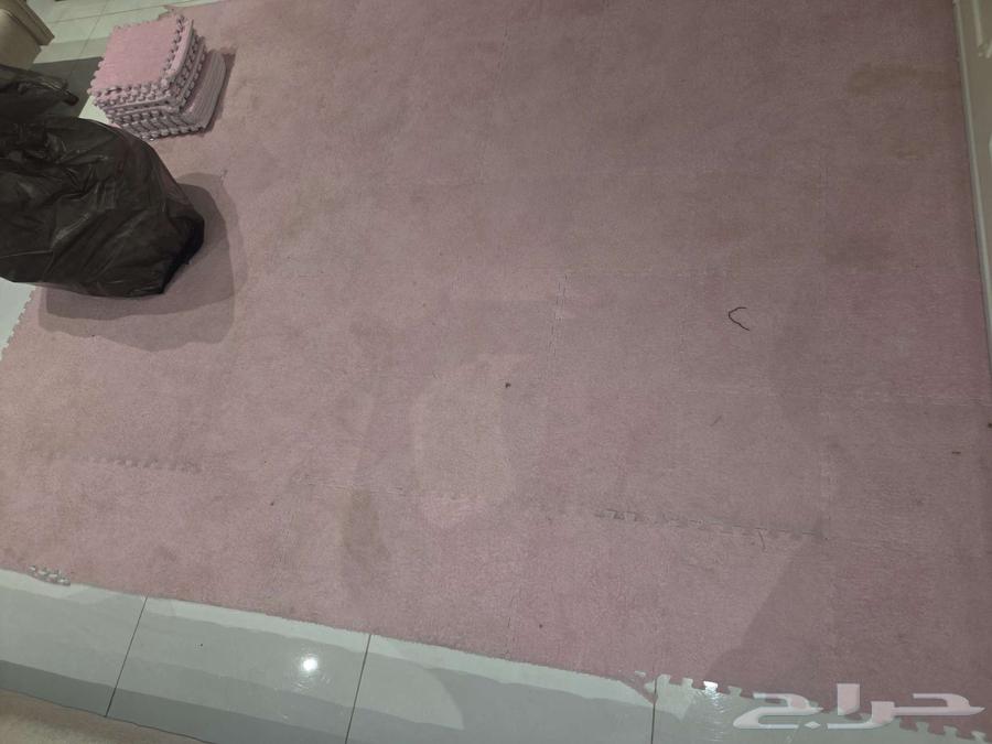 سجاد بناتي أو أطفال فلين قابل للتركيب والتشكيل وردي64470607350402111