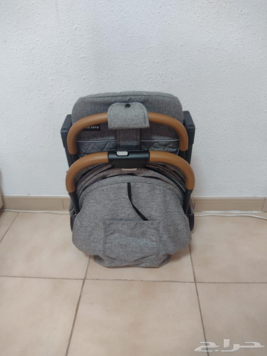 Semi-new baby stroller, lightly used, for 150 SAR64471526595331110